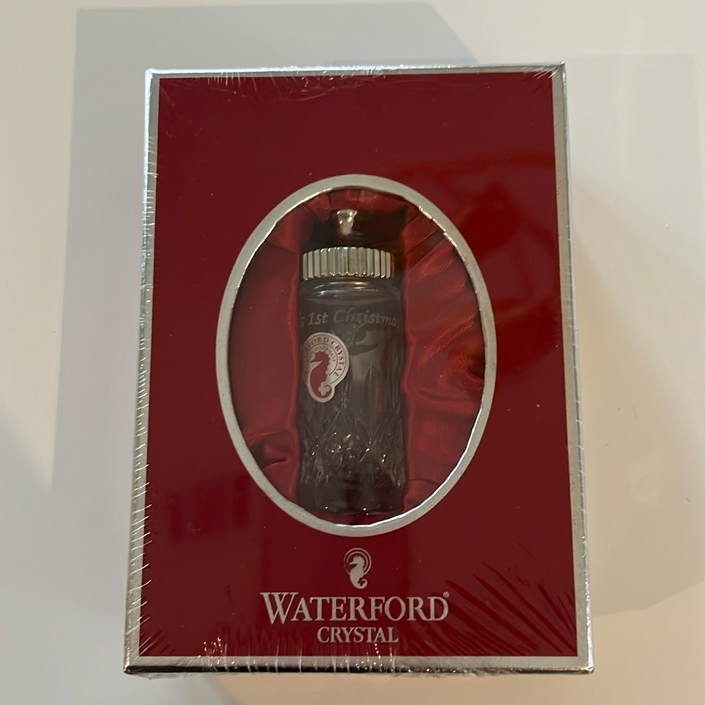 Waterford Crystal 2005 Baby's 1st Christmas Ornament